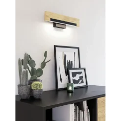 EGLO CamachoWandlamp-LED-44cm-Zwart/Bruin Best