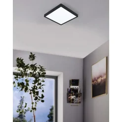 EGLO connect.z EGLOconnect.zFueva-ZSmartOpbouwlamp-28,5cm-Zwart -Dimbaar Discount