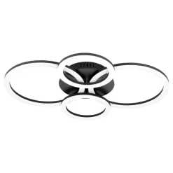 EGLO connect.z EGLOconnect.zParrapos-ZSmartPlafondlamp-61,5cm-Zwart/Wit New