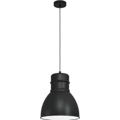 EGLO EburyHanglamp-E27-Ø38cm-Zwart/Wit Online