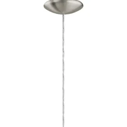 EGLO Lazolo-Hanglamp-1Lichts-Ø420mm.-Nikkel-Mat-WitGelakt Online