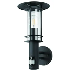 EGLO Lisio 1Wandlamp - E27 - Sensor-RVS - Zwart Outlet