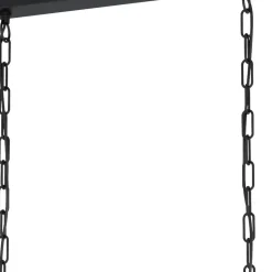 EGLO LubenhamHanglamp-E27-90cm-Zwart/Bruin Clearance