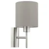 EGLO Pasteri-Wandlamp-1Lichts-Nikkel-Mat-Taupe Hot