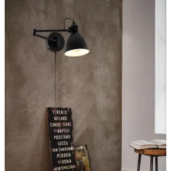 EGLO SanPeriWandlamp-E27-30cm-Zwart Online