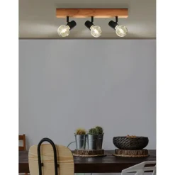 EGLO Townshend3Spot-3lichts-E27-Bruin-Zwart Outlet