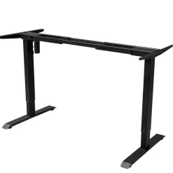 IVOL Elektrisch verstelbaar bureau - 180x80 cm - Single motor - Zwart / Antraciet Hot