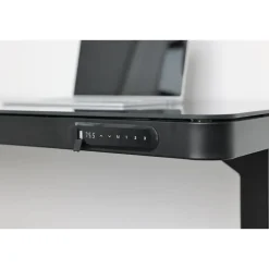 IVOL Elektrisch verstelbaar bureau / thuiswerkplek - 120x60 cm - Glas zwar Online