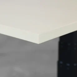 Sedero Elektrisch verstelbaar bureau - 140x80 cm - Single motor - Wit / Licht eiken Discount