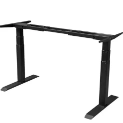 IVOL Elektrisch verstelbaar bureau - 180x80 cm - Dual motor - Zwart / Antraciet Sale