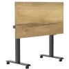 Euroseats Elektrisch verstelbaar, opklapbaar en verrijdbaar bureau - 180x80 cm - Zwart New