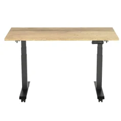 Euroseats Elektrisch verstelbaar, opklapbaar en verrijdbaar bureau - 180x80 cm - Zwart New
