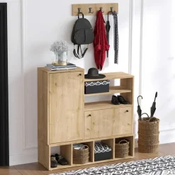 Emob Schoenenkast Emerald - 100% Melamine - Eik - 18mm Dikte Best