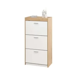 Emob Schoenenkast Paris - 64 x 38 x 126 cm - Wit New