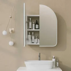 Emob Spiegelkast Woody Fashion - 50 x 12 x 45 cm - Wit Hot