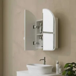 Emob Spiegelkast Woody Fashion - 50 x 12 x 45 cm - Wit Hot