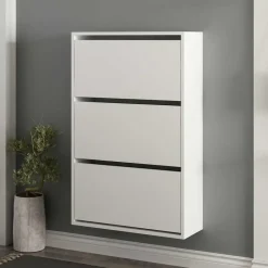 Emob Woody Fashion Schoenenkast - 18mm Dik, 70x109x25cm - Wit Online