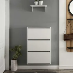 Emob Woody Fashion Schoenenkast - 18mm Dik, 70x109x25cm - Wit Online