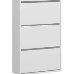 Emob Woody Fashion Schoenenkast - 18mm Dik, 70x109x25cm - Wit Online