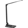 Leen Bakker ENIF - Bureaulamp LED - Zwart - Aluminium/Synthetisch materiaal Clearance