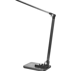 Leen Bakker ENIF - Bureaulamp LED - Zwart - Aluminium/Synthetisch materiaal Clearance
