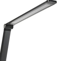 Leen Bakker ENIF - Bureaulamp LED - Zwart - Aluminium/Synthetisch materiaal Clearance