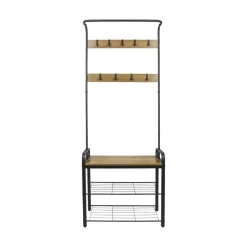 Erro Kapstok met schoenenrek - 72x34x183cm Best
