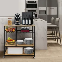 ERRO Keukentrolley op wieltjes - keukenrek - 80x40x85cm Outlet