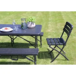 Erro Tuinbank inklapbaar - 180cm - houtlook Hot