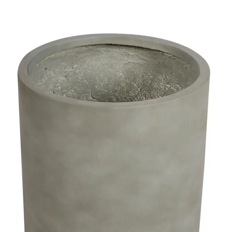 Leen Bakker EUCOMMIA - Bloempot - Grijs - MgO New