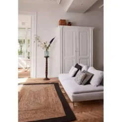 Eva Interior Eva Interieur Vloerkleed Jute - Naturel/Antraciet - 160x230 Hot