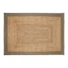 Eva Interior Eva Interieur Vloerkleed Jute - Naturel/Groen - 190x290 Clearance