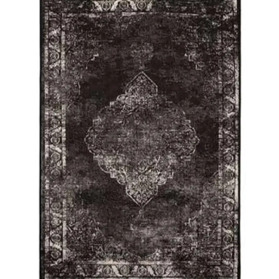 Eva Interior Buiten vloerkleed - Sage- Zwart - 200x290 cm Sale