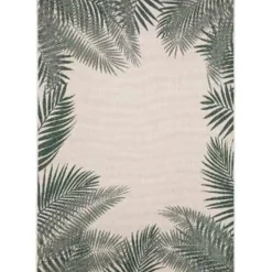 Eva Interior Buiten vloerkleed - Leaf - Groen - 200x290 cm Discount