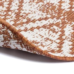 Eva Interior Buitenkleed Rond Frost - Roest - dubbelzijdig 200cm Sale