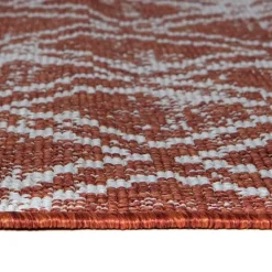 Eva Interior Buitenkleed Rond Frost - Roest - dubbelzijdig 200cm Sale