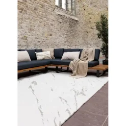 Eva Interior Buitenkleed Marble naturel/wit - 290 x 200 cm Hot