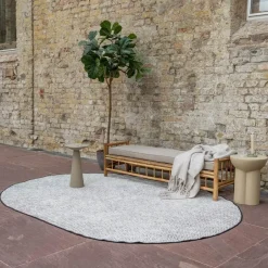 Eva Interior ovaal buitenkleed Dahl zwart - 230 x 160 cm Sale