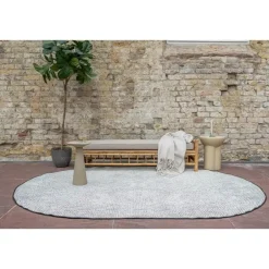 Eva Interior ovaal buitenkleed Dahl zwart - 340 x 240 cm Outlet