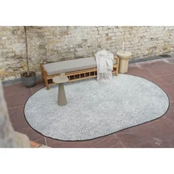 Eva Interior ovaal buitenkleed Dahl zwart - 340 x 240 cm Outlet