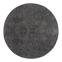 Eva Interior rond buitenkleed Dahl zwart - 200 x 200 cm Discount