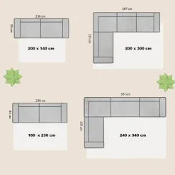 Eva Interior Vintage Vloerkleed Bloom Groen - 270 x 185 cm Discount