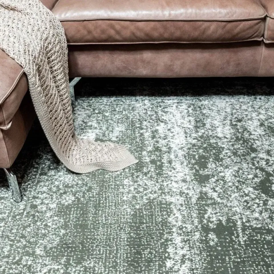 Eva Interior Vintage Vloerkleed Bloom Groen - 225 x 160 cm Outlet