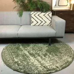 Eva Interior Vloerkleed Bloom - Groen - 235 cm - (XL) Sale