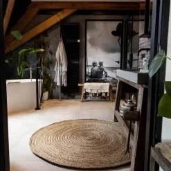 Eva Interior Vloerkleed Jute Rond - Naturel - 240 Ø (L) Discount