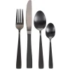 Excellent Houseware tafel bestek - 16x delig - mat zwart - rvs Best