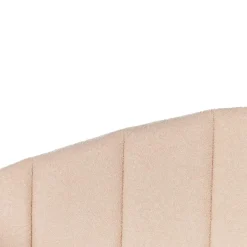 Beliani EYBURIE - Slaapbank - Perzik - 90 x 200 cm - Bouclé Outlet