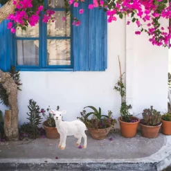 Farmwood Animals Farmwood Geitje tuin beeldje - binnen/buiten - 28 x 10 x 32 cm Outlet