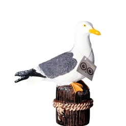 Farmwood Animals Farmwood Meeuw op 1 paal - vogel tuin beeldje - buiten - 18x8x20cm Clearance