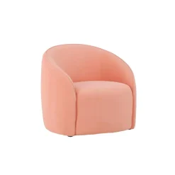 Fjôrd Fauteuil Roze Stof - 79x70x69cm - Neo Discount